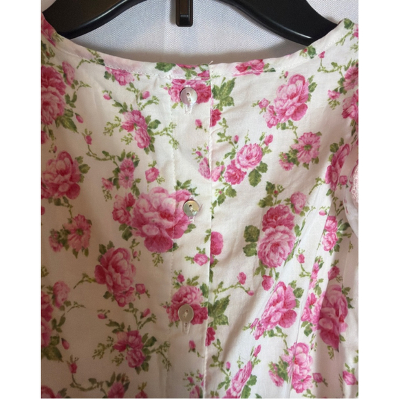 American Girl LoveShackFancy Tiered Floral Dress Sz 5 Bows Garden Party Romance - Picture 7 of 7